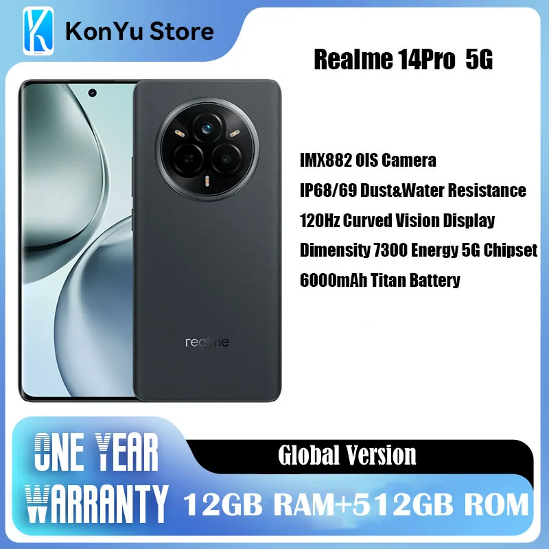 Original realme 14 Pro 5G Phone 6.67