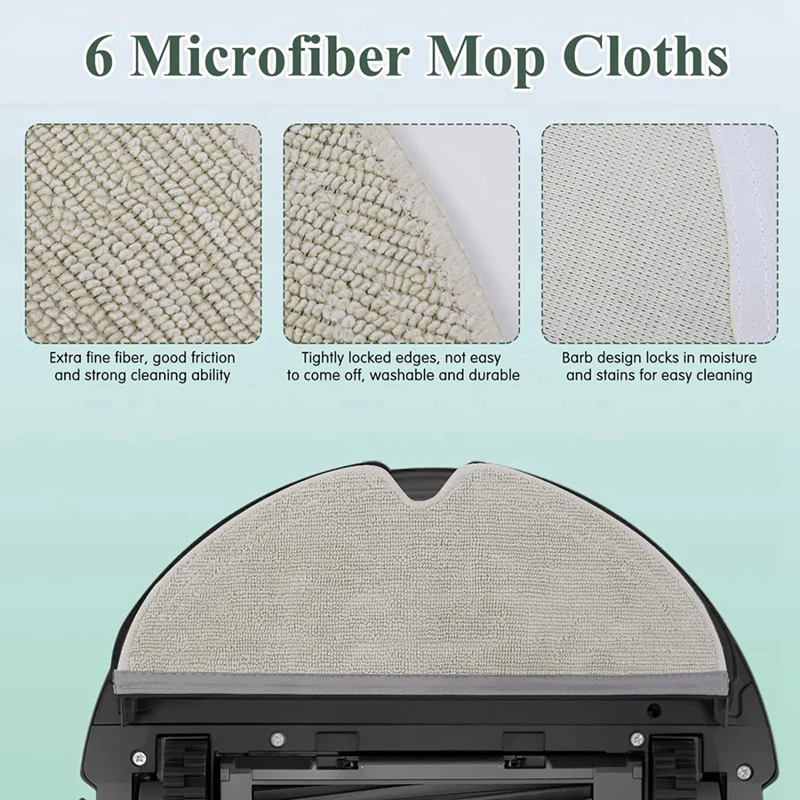 For Roborock Q5 Pro / Q5 Pro+ / Q8 Max / Q8 Max+ Robot Vacuum Cleaner Main Side Brush Hepa Filter Mop Cloth Dust Bags