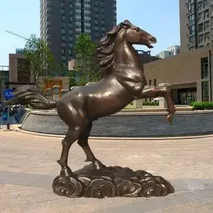 hot sale popular Outdoor Garden Decoration large bronze sculpture horse