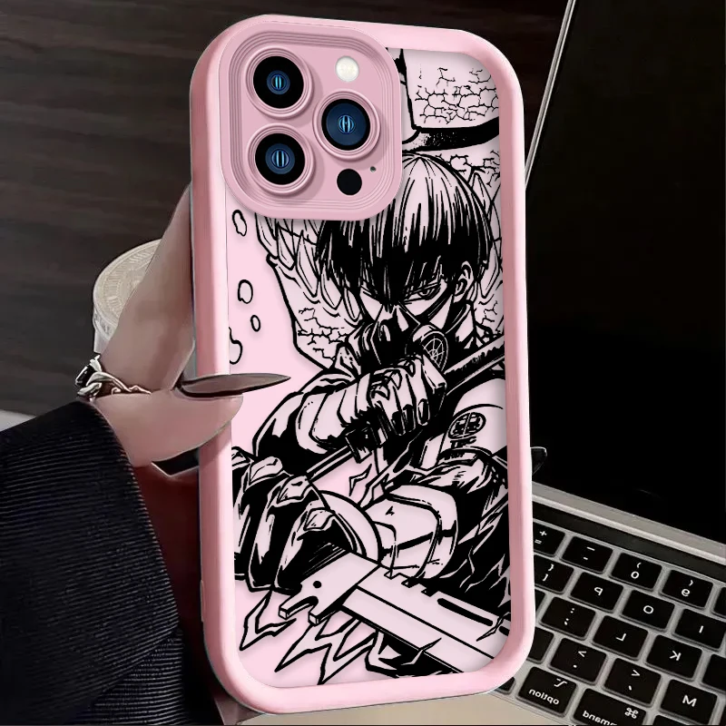 Cool Anime Kaiju No 8 Phone Case For iPhone 17 Air 16 16E 15 14 13 12 11 Pro Max X XS X S Max XR SE 2020 SE4 7 8 Silicone Cover view 3