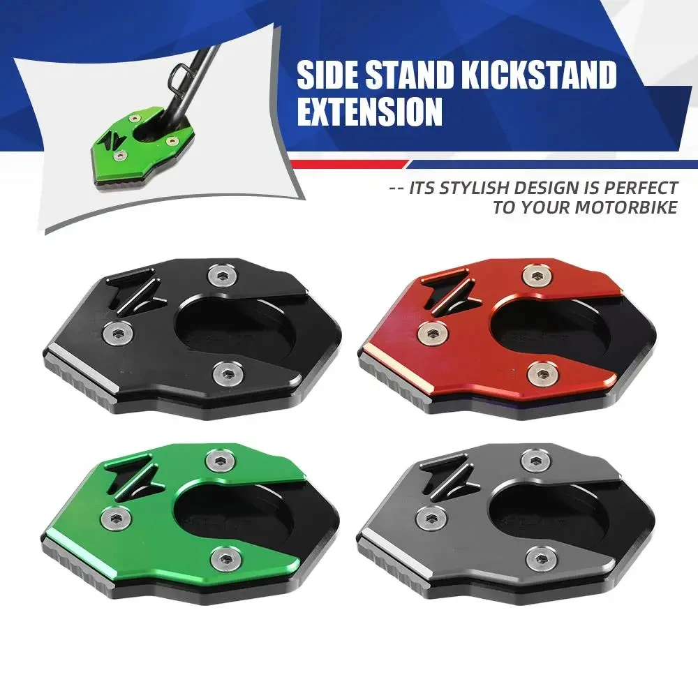 

Motorcycle Kickstand Foot Side Stand Extension Pad Support Plate For KAWASAKI Ninja H2 SX SE VERSYS-X300 ABS 2017-2023