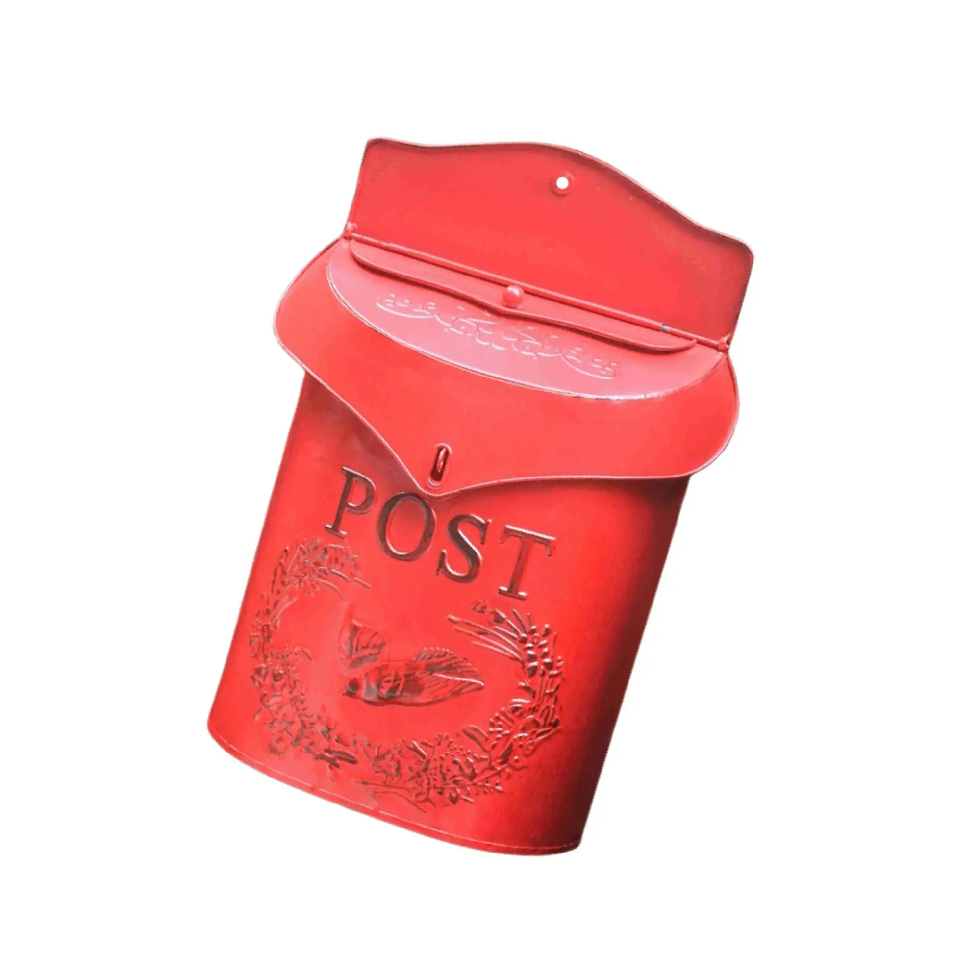 

European Wall Mount Mailbox Keys Locking Mail Box Post Letter Box Home Decor