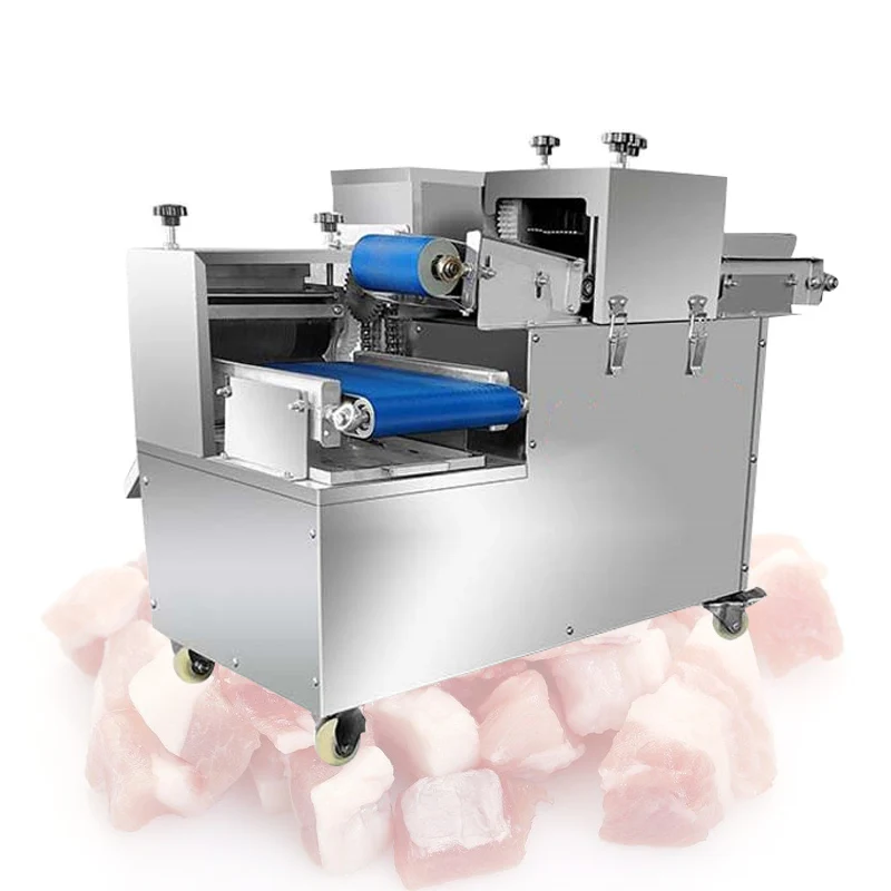 Heavy Duty Meat Diced Machine Large Electric Automatic Forming Cutter For Beef Pork Mutton Chicken Canteen Restaurant Meat Slice