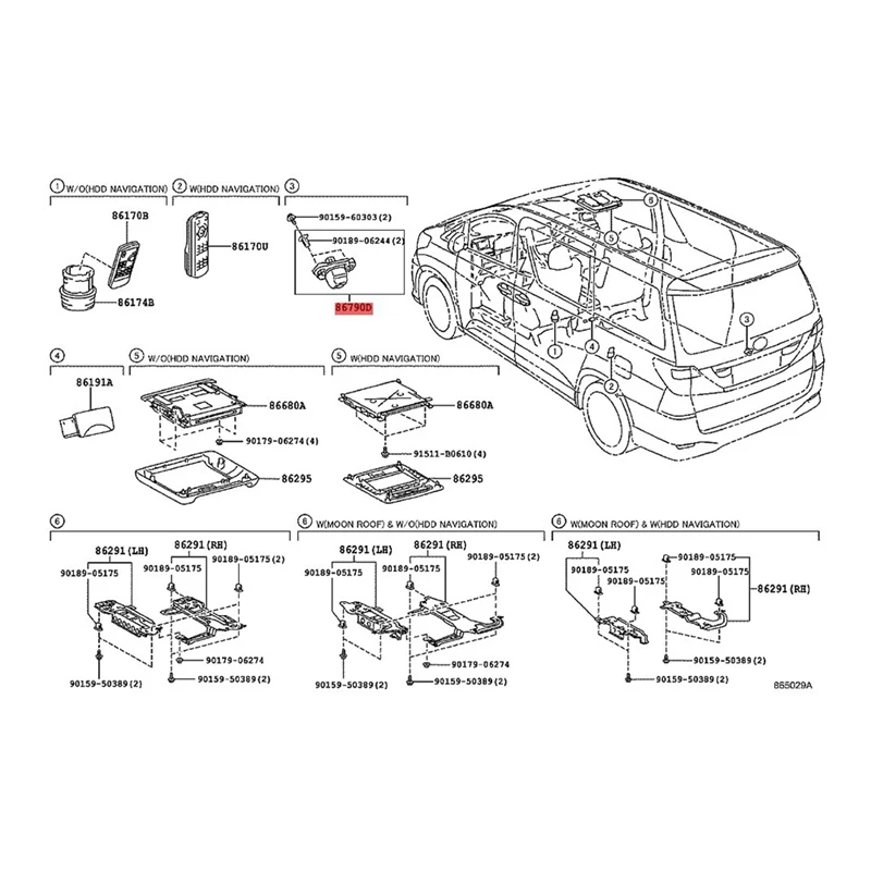 New Front Grille Camera Reverse Park Assist Camera 86790-06120 For Toyota Camry 2018-2019 Rear View Camera 8679006120