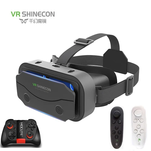 SHINECON Casco 3D Gafas VR Gafas 3D Gafas de Realidad Virtual Auriculares VR para Google cartón 5-7 'Móvil con caja original