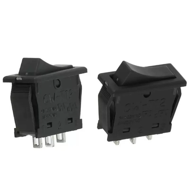 CW-T12 micro boat-shaped switch 3-pin 2-position 6A125V, 3A250V power switch