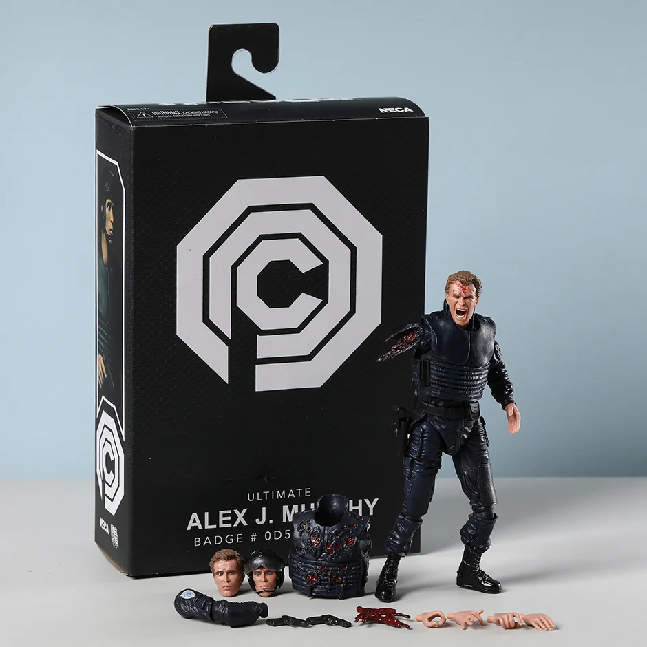 NECA Alex Murphy OCP Uniform Version Ultimate Aciton Figure