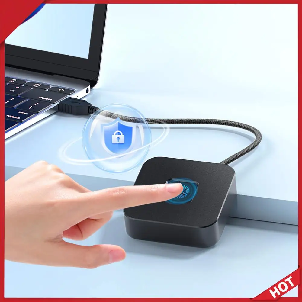 

USB Fingerprint Reader For Windows Hello Fingerprint Reader Biometric Fingerprint Login Reader for Windows 11/10