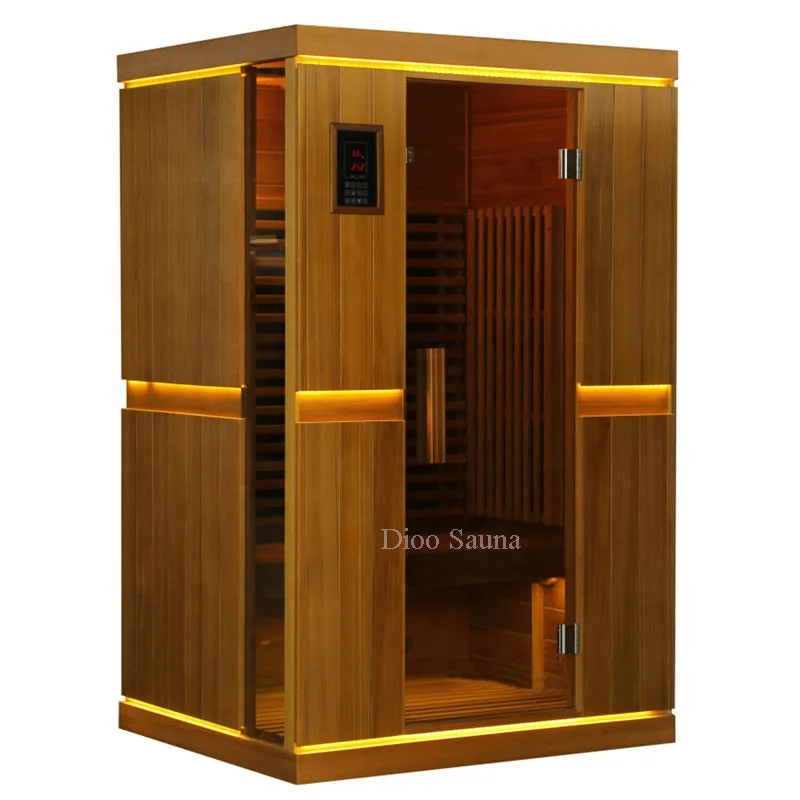 

2019 New Full Spectrum Infrared Vitality Sauna Rooms Portable Mini 2 Person Sauna Room