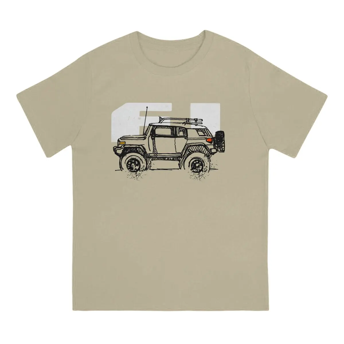 Men T-Shirts FJ Off Road Fashion 100% Cotton Tee Shirt Short Sleeve Cruiser FJ T Shirts O Neck Clothing Unique