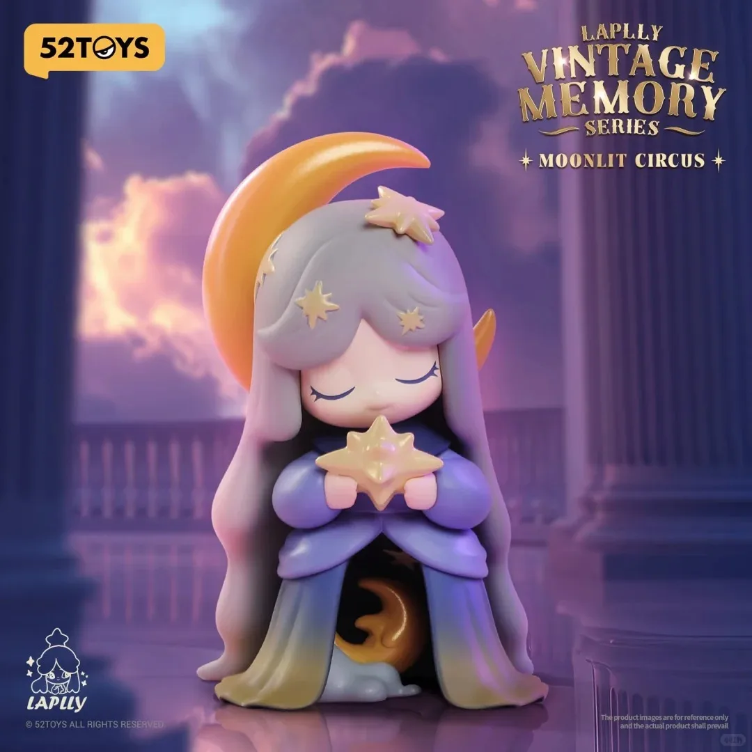 52 brinquedos laplly série de memória vintage caixa cega brinquedos kawaii anime figura ação caixa caja surpresa caixa mistério bonecas presente das meninas