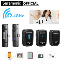 Saramonic Blink500 ProX Q Wireless Lavalier Lapel Microphone for iPhone DSLR Cameras Android PC Computer Youtube Recording Vlog