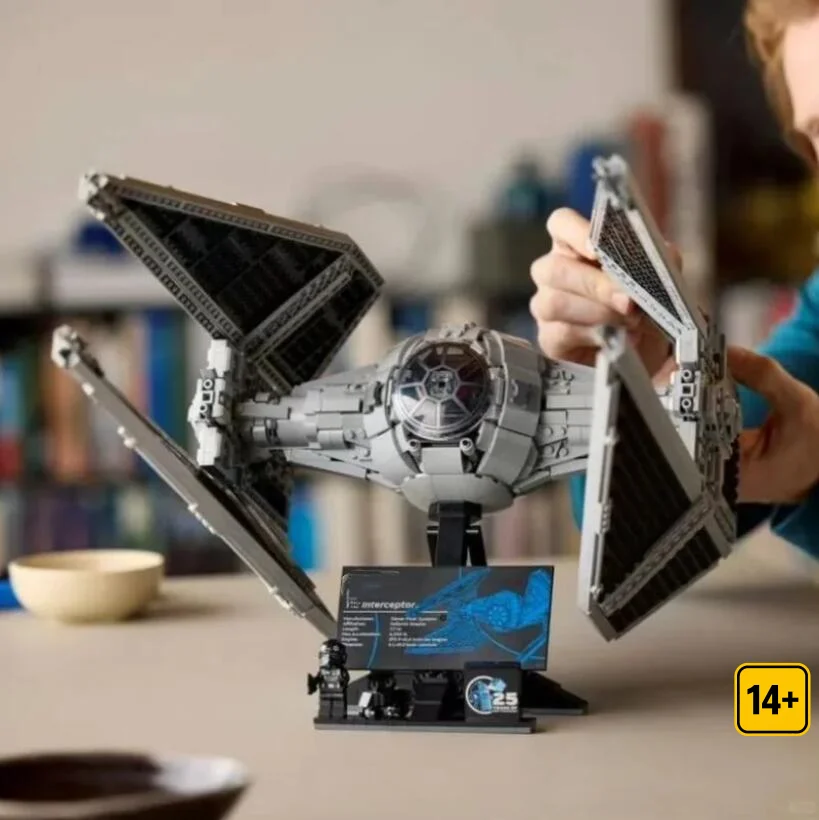 NEW 2026 Arrival Interceptor Starfighter 1931PCS Model Building Collectible TIE Pilot Mini figure Creative Display Sets Gifts view 5