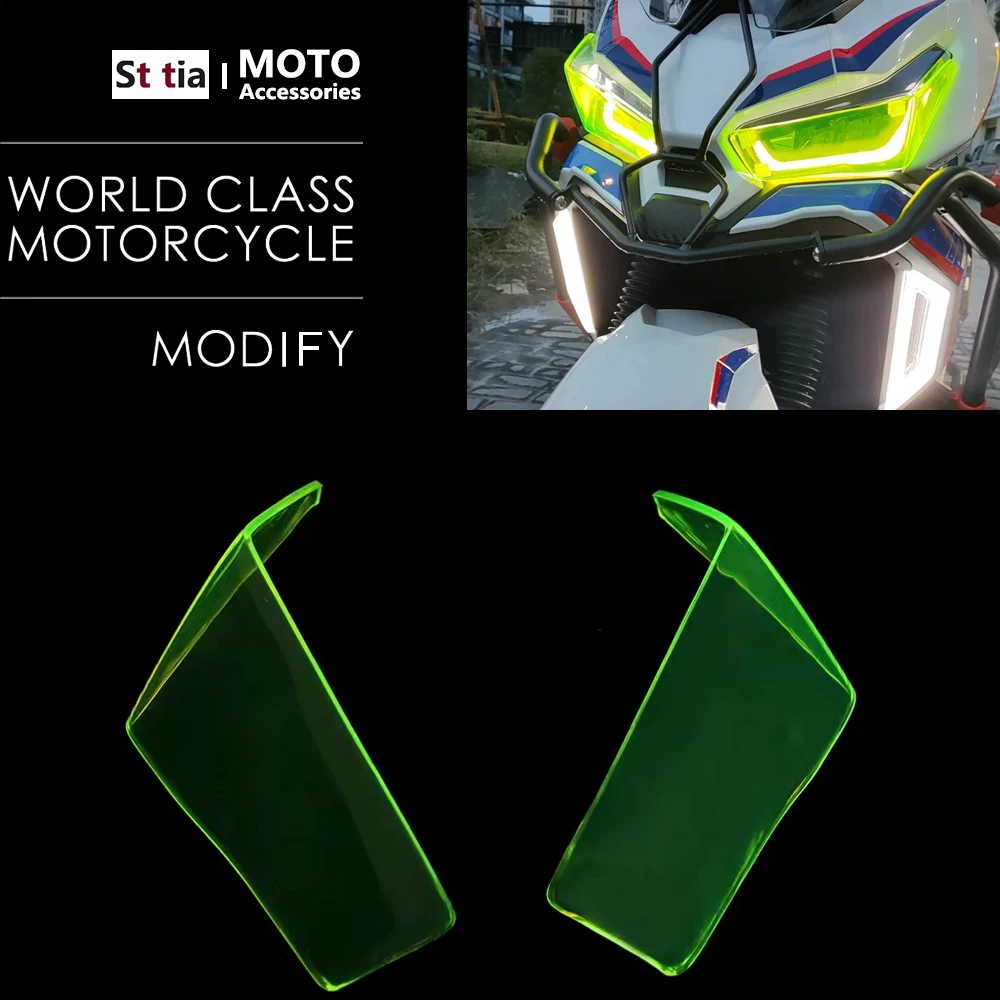 For SYM Husky ADV 150 ADV150 2022- 2024Motorcycle Acrylic Front Headlight Guard Head Light Lens Cover Protector