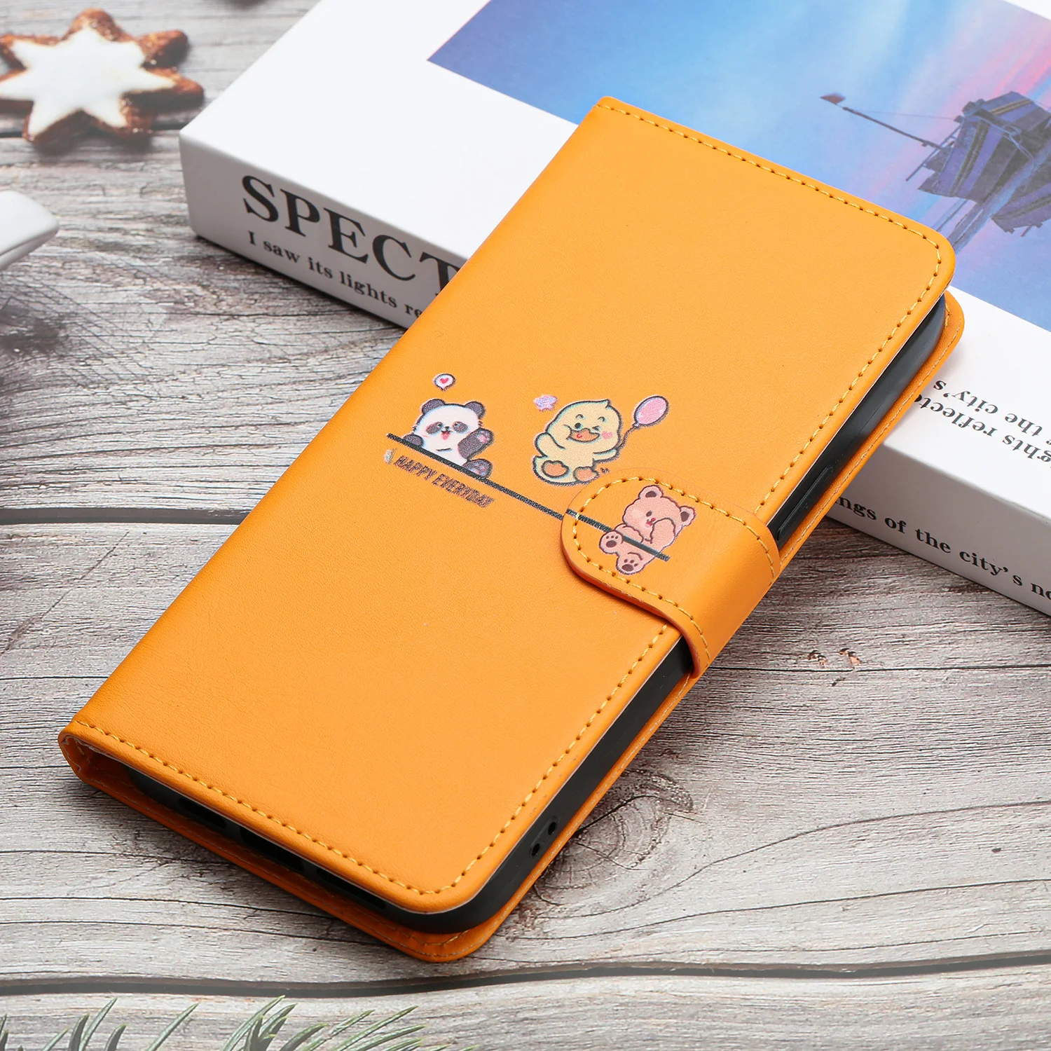 Mode Flip Buch Leder Brieftasche Fall Für Samsung Galaxy A56 A36 A16 S24 FE S25 Ultra Plus A15 A25 A35 A55 Karte tier Katze Abdeckung – Detail 22