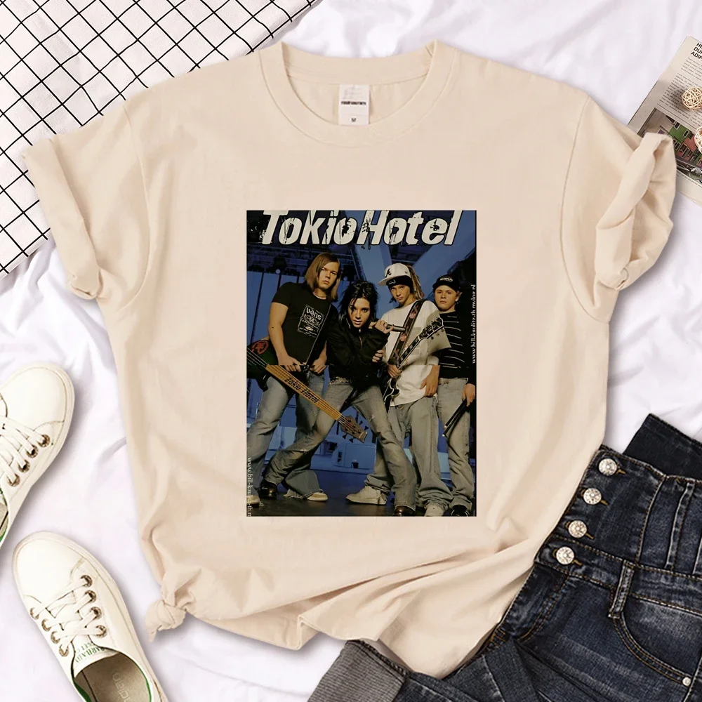 Tokio Hotel Tee women streetwear t-shirts female designer streetwear harajuku clothing