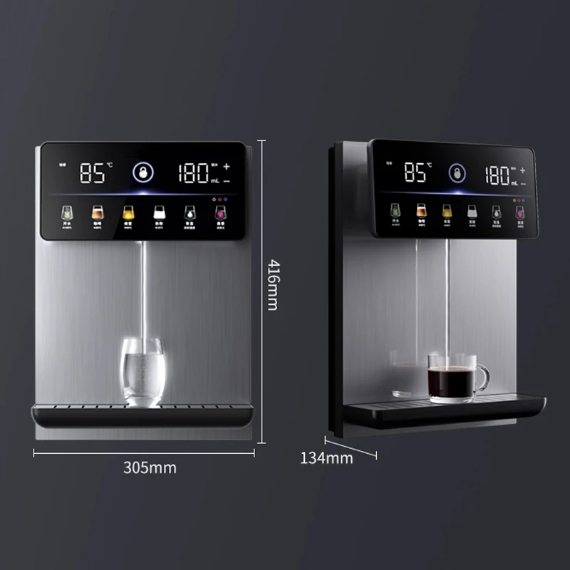 MY-GB9003 موزع مياه الشرب المباشر المثبت على الحائط المنزلي، موزع الماء الساخن الفوري للخزانة الجانبية، خط أنابيب بدون خزان