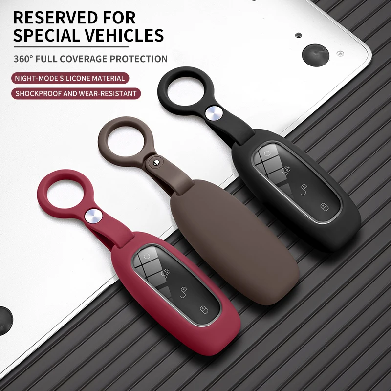 

Original Color Car Key Case Cover For DENZA D9 EV DM N7 N8 Anti-Scratch Durable Auto Protector Key Shell Decorative Accessories