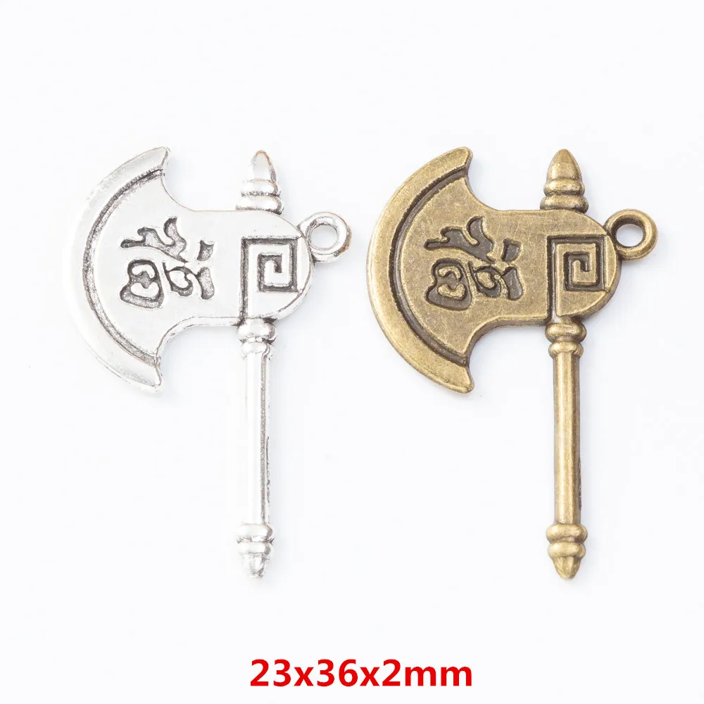 

22pieces (weapon) vintage zinc alloy charm metal pendant DIY jewelry discovery making accessories 1738