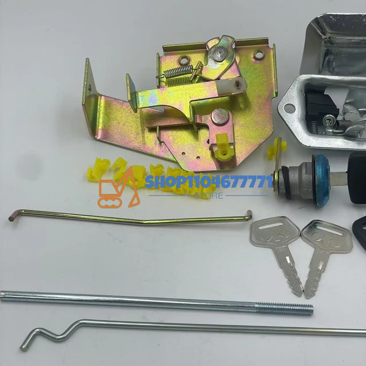 High Quality Excavator Cab Door Lock Door Handle for Komatsu PC60-6/120-5/200-5 New