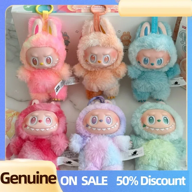 Echte Popmart The Monsters Labubu V3 Big Into Energy Series Blind Box Vinyl Pluche Pop Tas Hanger Mystery Box Leuk Speelgoed Cadeau