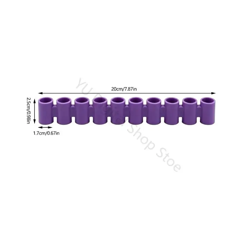 96BA Schreibtisch-Markerhalter aus Silikon, breit, 5er-Set zur Unterstützung von Markierstiften Klassenzimmer – Detail 6