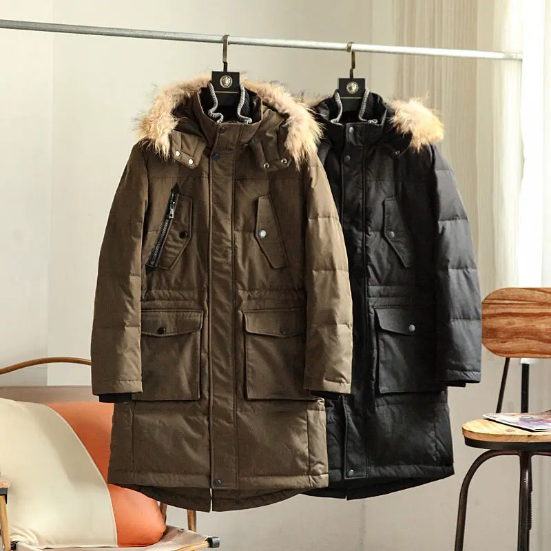 

2025 зимний новый женский пуховик, свободная ветрозащитная рабочая одежда, пуховик с капюшоном