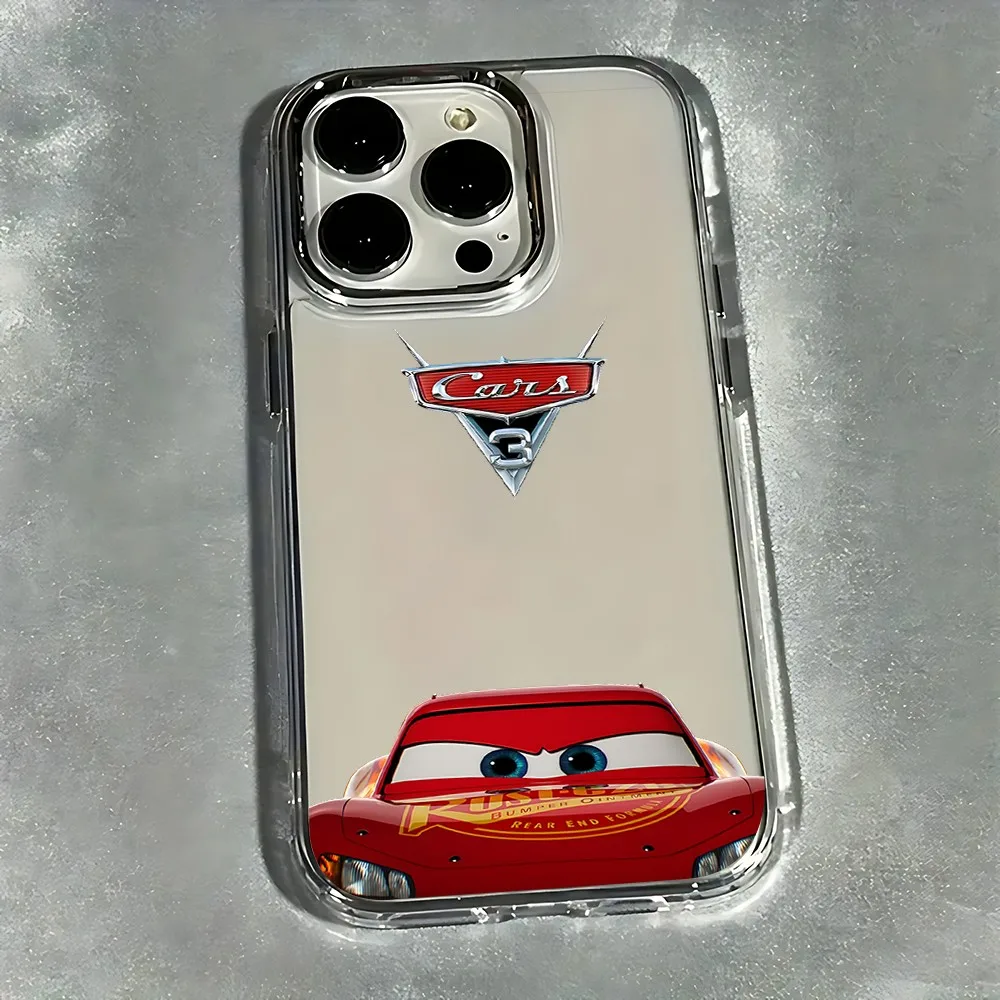 Fulmine McQueen n. 95 Custodia per telefono per iPhone 17 16e 16 15 14 13 12 11 mini Pro Max X XR XSMAX 8 7 Air Plus Cover trasparente