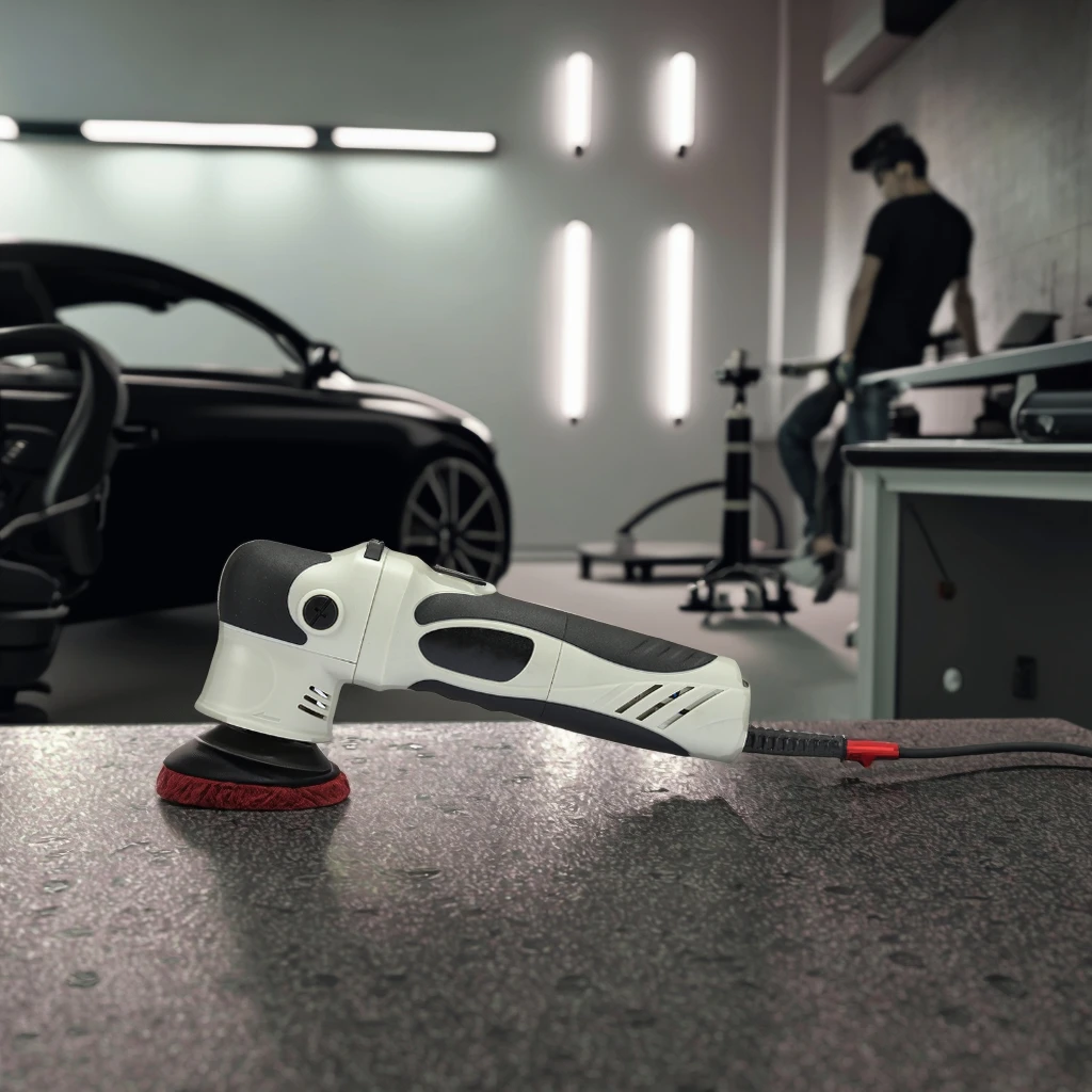750W Dual Action Electric Polisher 3 Inch Big Orbit Variable-Speed Car Polishing Detailing For Wet Polishing