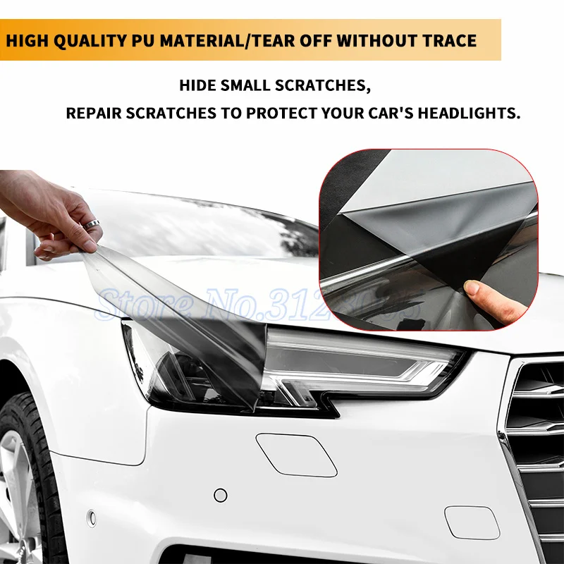 headlight film tph pu material ppf car wrapping anti-scratch Protective for car lamp taillights