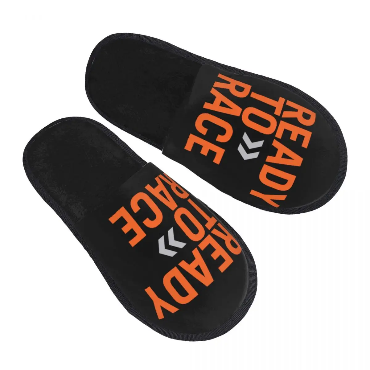 

Custom Ready To Race Guest Slippers for Bedroom Women House Slipper