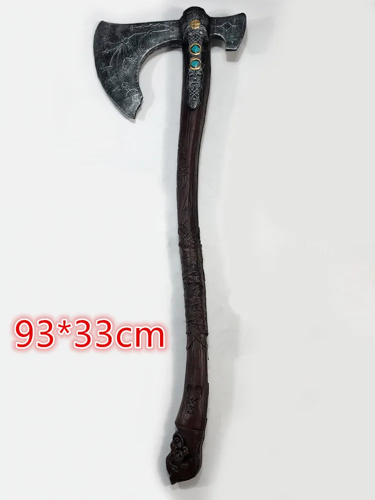 Arma de Cosplay de Couro PU para Role Playing, God of War 4, 1:1, Axe Fantasma, Machado Fantasma Pirata, Brinquedo Modelo