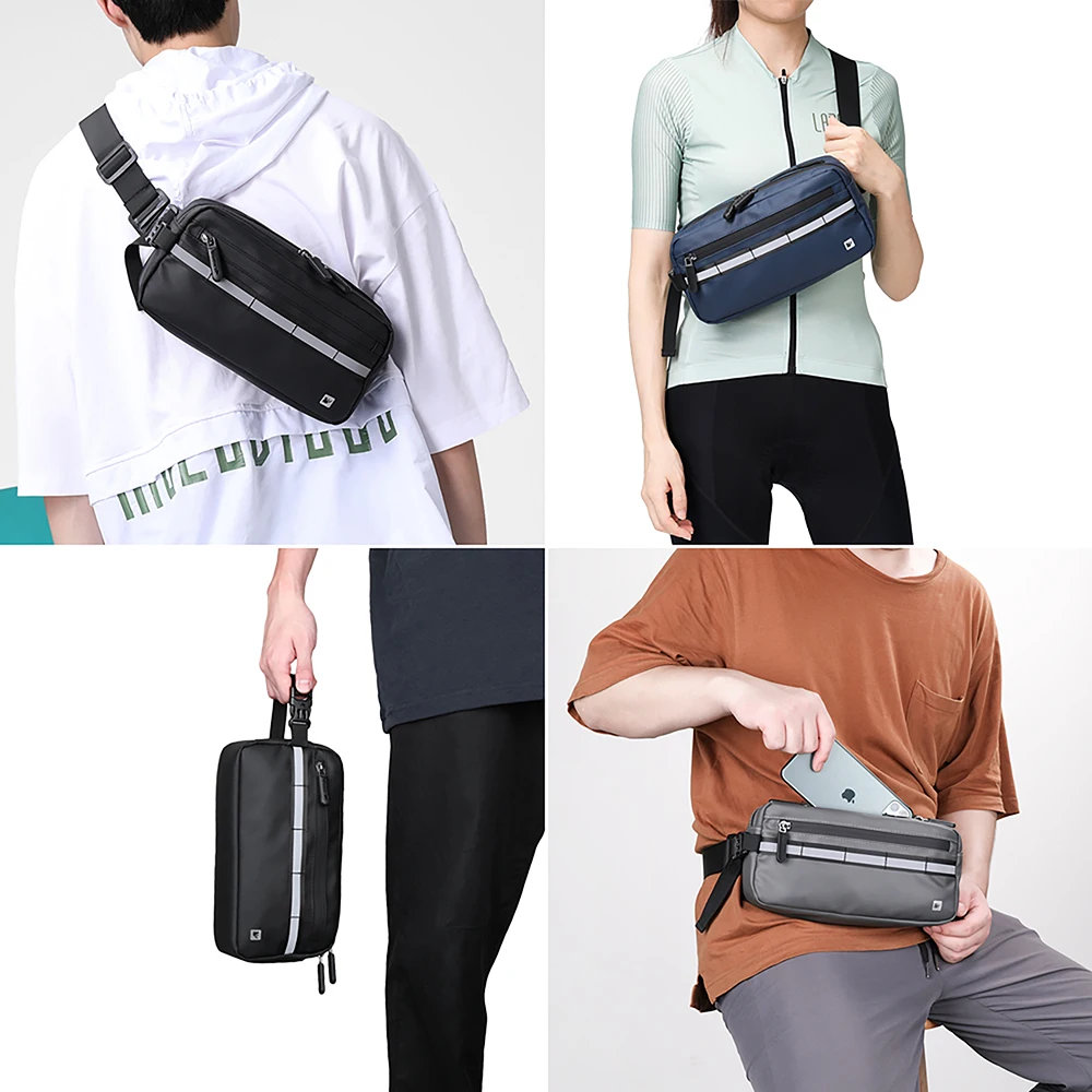 Bal inowalk-Sac latéral de moto, sacoche de queue de moto, sac de taille multifonctionnel, accessoires de sac à outils de vélo de course en plein