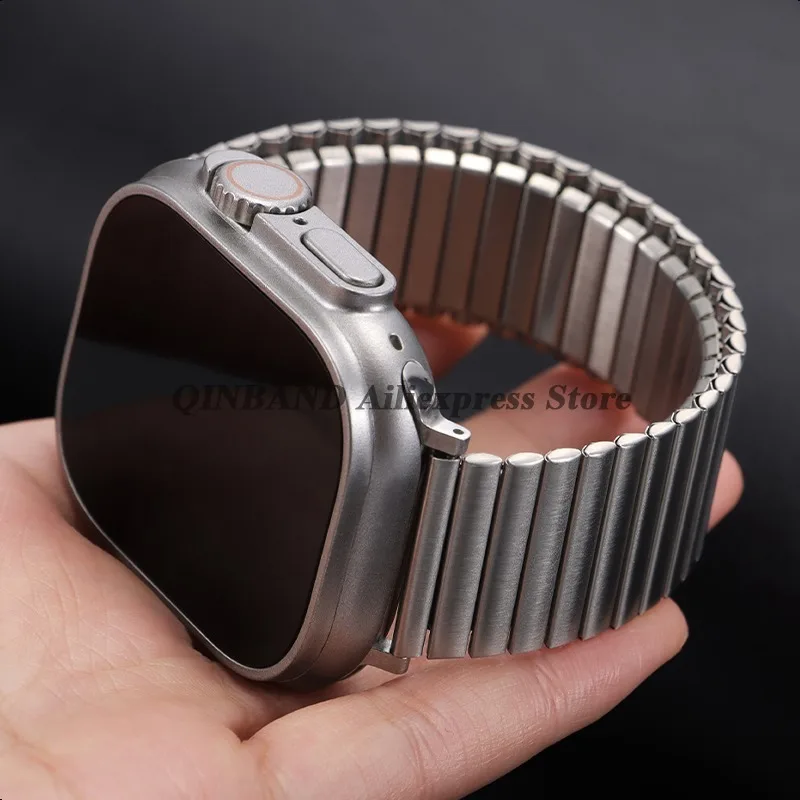 ل أبل ساعة 8 9 10 7 45 مللي متر 41 مللي متر Ultra2 49 مللي متر الفولاذ المقاوم للصدأ أربطة مرنة ل Iwatch 6 5 4 SE 44 مللي متر 40 مللي متر 42 مللي متر الأشرطة أساور