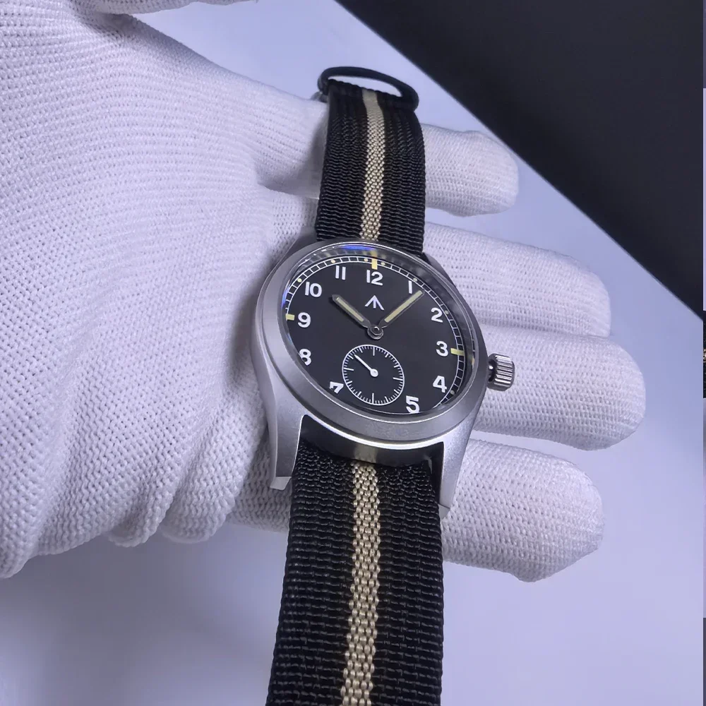 MILITREK 2025 جديد 1L45 العسكرية الرجعية الرجال ساعة كوارتز جلدية الياقوت الفولاذ المقاوم للصدأ 10bar مقاوم للماء C3 مضيئة reloj hombre