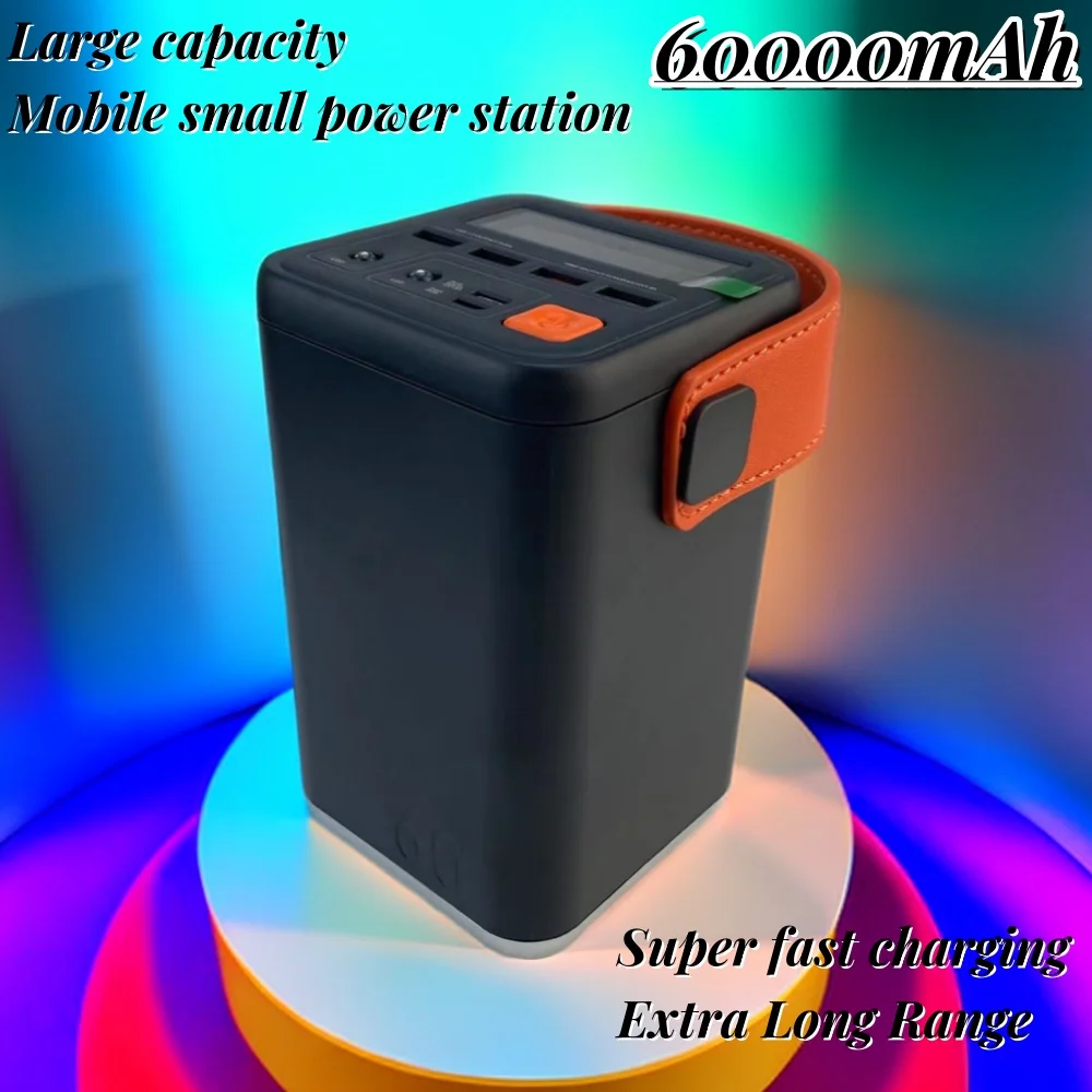 

100% NEW Outdoor Emergency Portable Mobile Power Supply Mobile Phone Charger 60000mah Power Bank 100% Large Capacity Power Bank