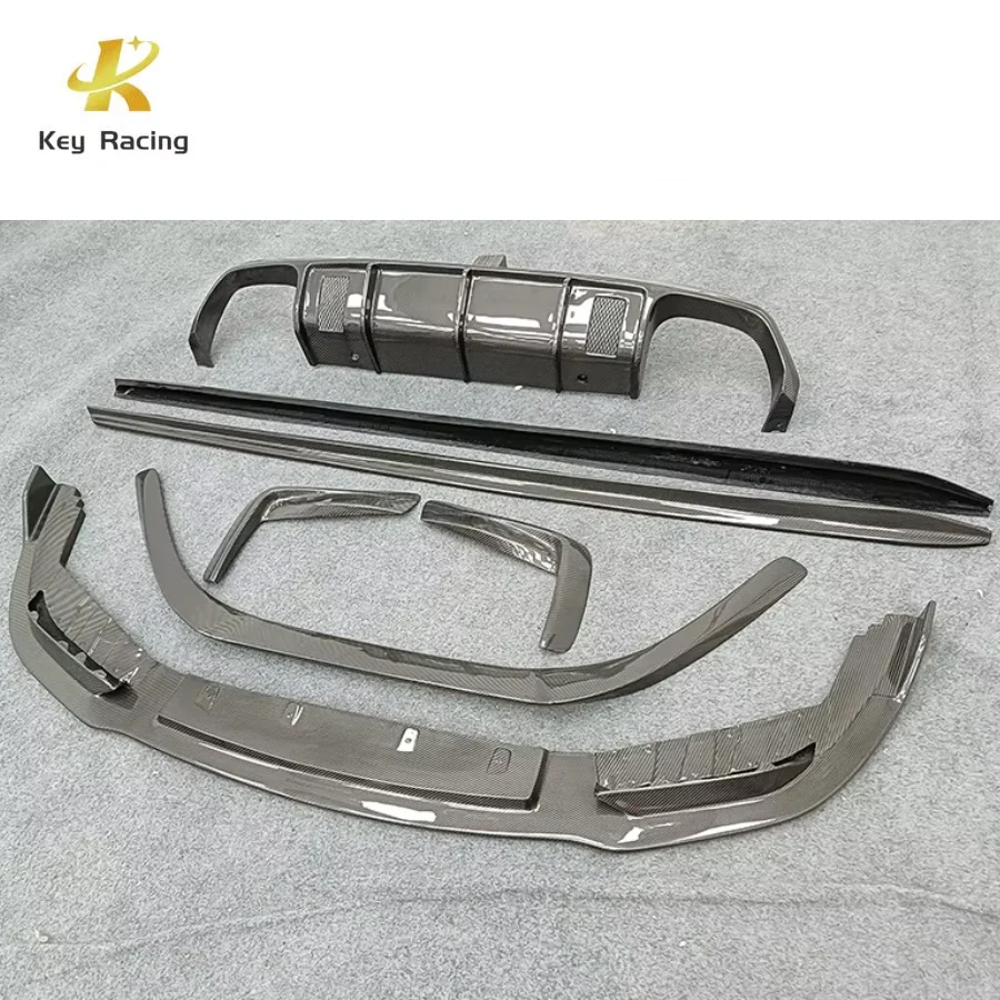 For BMW 8 Series F91 F92 F93 M8 Upgrade Carbon Fiber V Style Body Kit Front Lip Rear Diffuser Side Skirt Rear Spoiler Accessoire