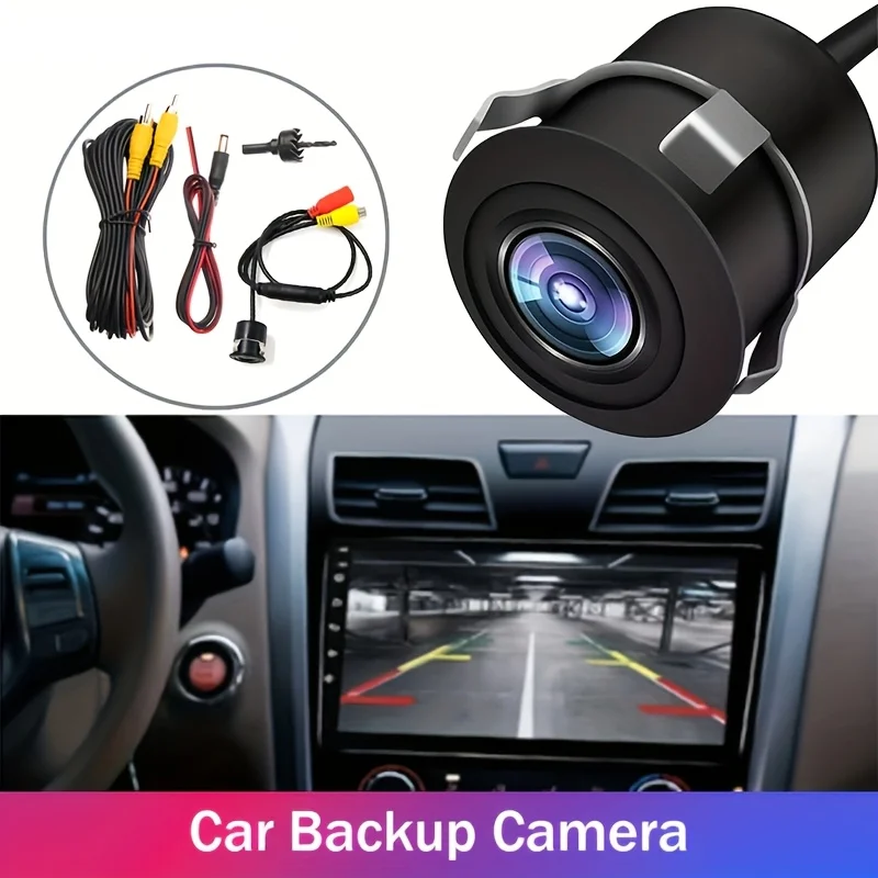 Universal Night Vision Backup Camera Wide Angle for Suvs, Pickup Trucks, Campers, Tractors, Vans, And Rvs. Easy to Install