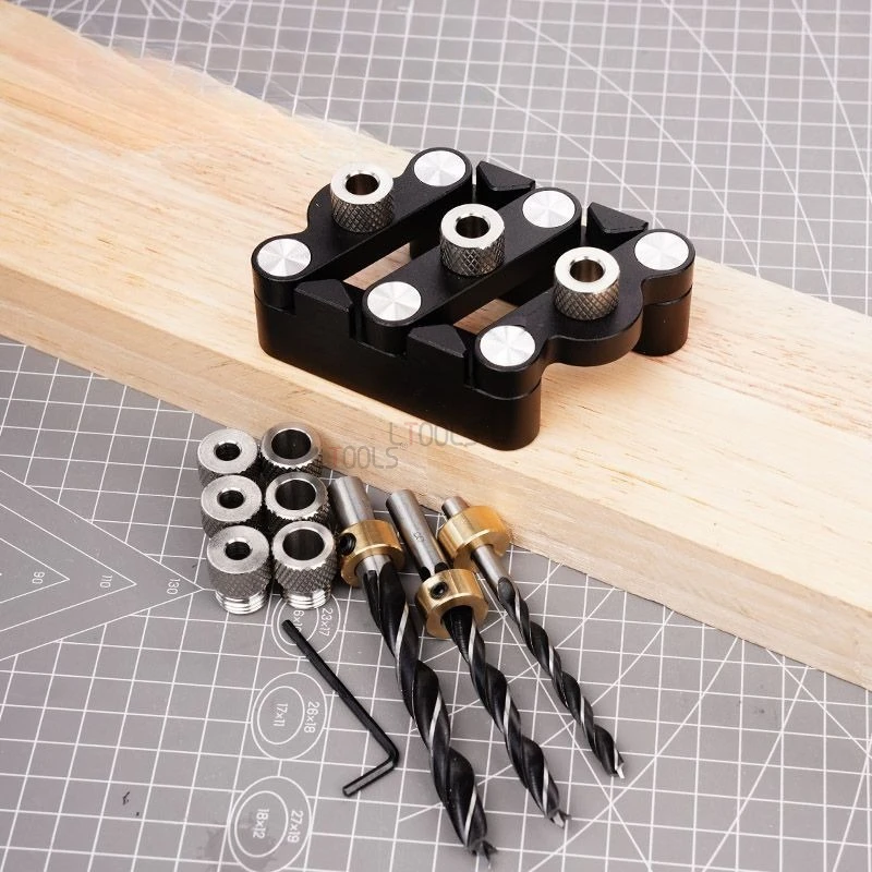 

Деревообрабатывающая доска для сращивания, центральный пробойник, прочный инструмент «три в одном», сверлильный инструмент с вертикальным позиционированием, бревенчатый шип, инструмент для сращивания штифтов по дереву