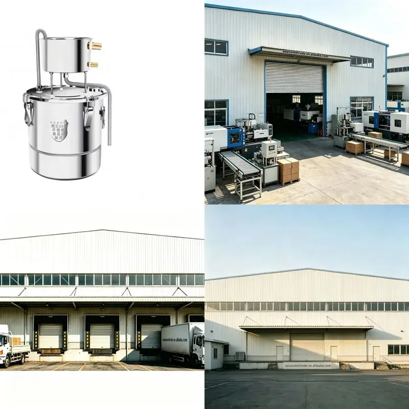 304 Stainless Steel Small Distiller for Rose Lavender Home Brewing Equipment