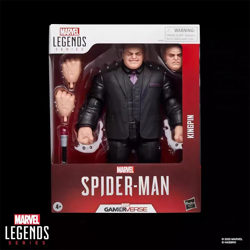 

Hasbro Marvel Legend Series Kingpin White King Black Suit Style Game Spider-Man Version 6-inch Moving Figure Model Gift Toys