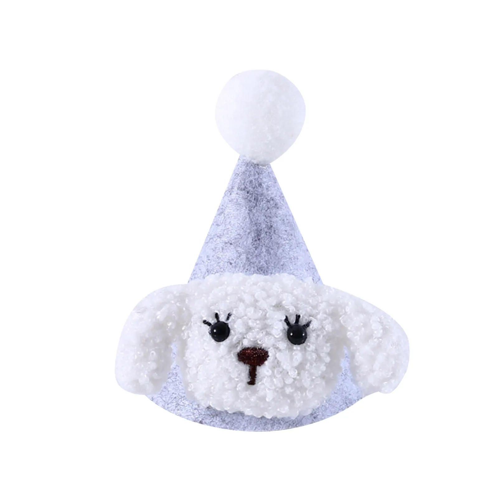 Pet Cat Teddy Dog Birthday Hat Stereo Ball Ball Hat h Cartoon Doll Christmas Hat Headdress