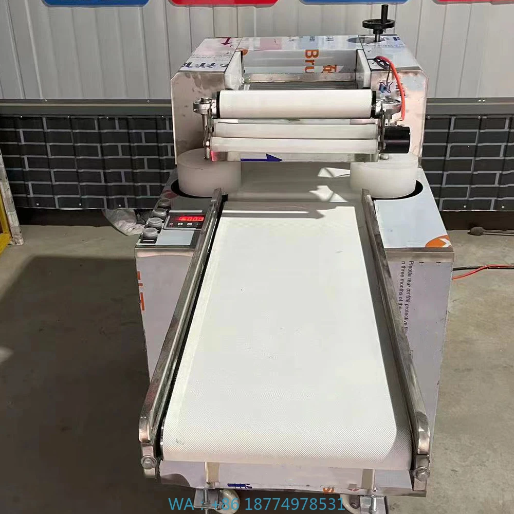 Pressa per impasto per pasticceria Sfogliatrice per impasto Macchina automatica per pressa per impasto Pane per pizza