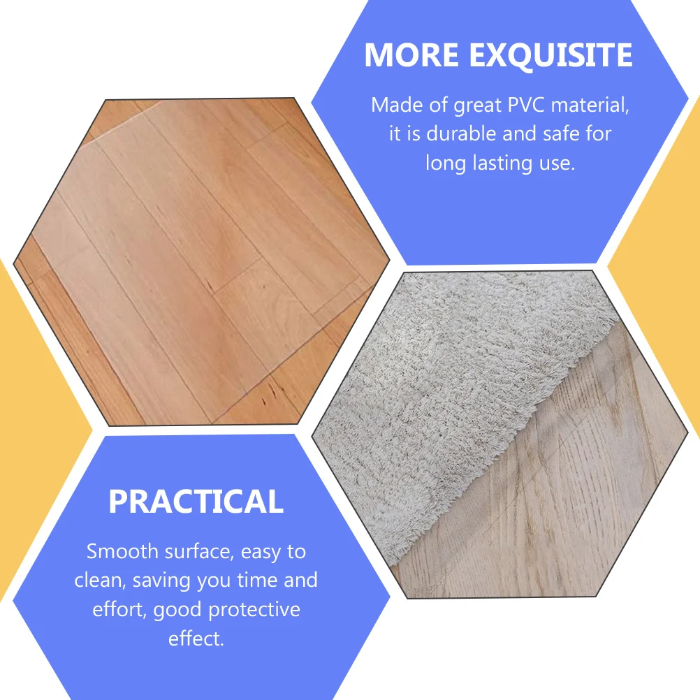 

Anti-slip Protective Pad Desk Chair Mat Non-slip Floor Protector Refrigerator for Carpet