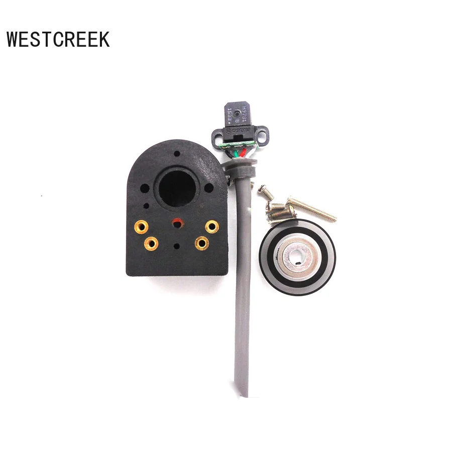 

WESTCREEK Grating Reader HEDS-9731#B50 1000 Line Code Disk+Reader+Shell Encoder Set of Strip Lines