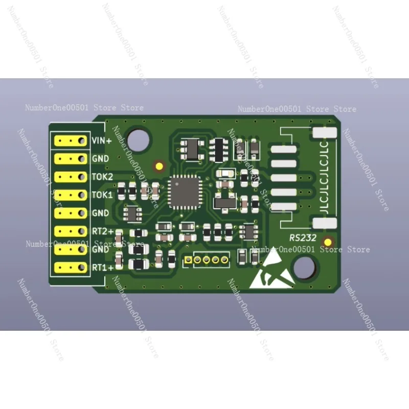 TAM012 thermistor NTC temperature acquisition, platinum resistance PT1000 temperature measurement module