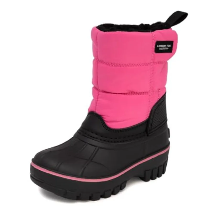 

Jett Waterproof Unisex Snow Boot, Insulated Fleece Lined, Size 5 to, Black, Navy Blue, Grey