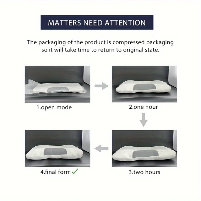 1 PC Soft Knitted Neck Pillow Pillow Core, Removable Cover For Sleeping Comfort 3 1 PC Soft Knitted Neck Pillow Pillow Core, Removable Cover For Sleeping Comfort 3