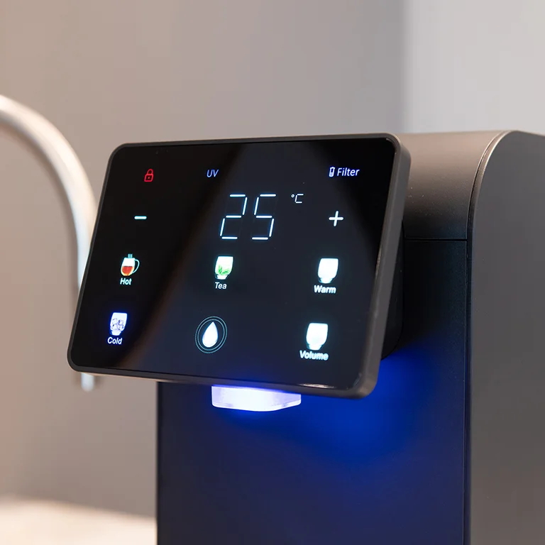 

Hot and Cold Desktop Water Dispenser UF System Ultrafiltration Purifier Water Filter Countertop for Home or Office Use