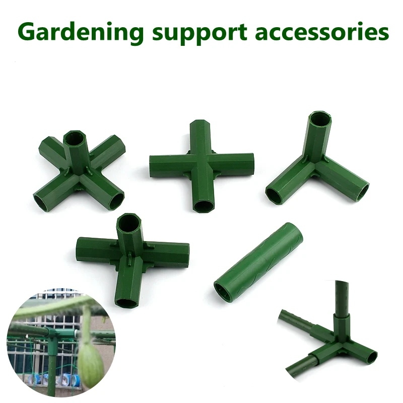 2~50PCS 8/11/16/20mm Gardening Support Accessories Garden Bracket  Joint Vine Climbing Rack Direct Three-way Four-way Fittings